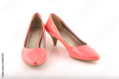 Woman Pink Shoes Patent Leather
