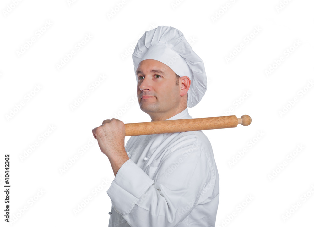 cook isolated on white background cook isolated on white background