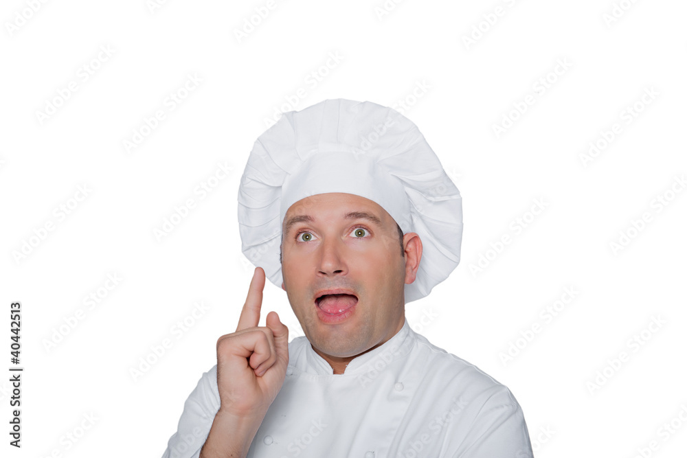 cook isolated on white background cook isolated on white background