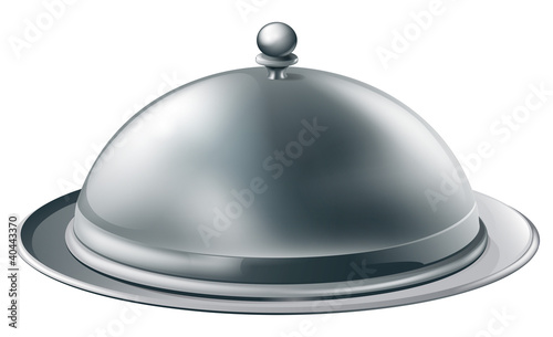 Silver platter illustration