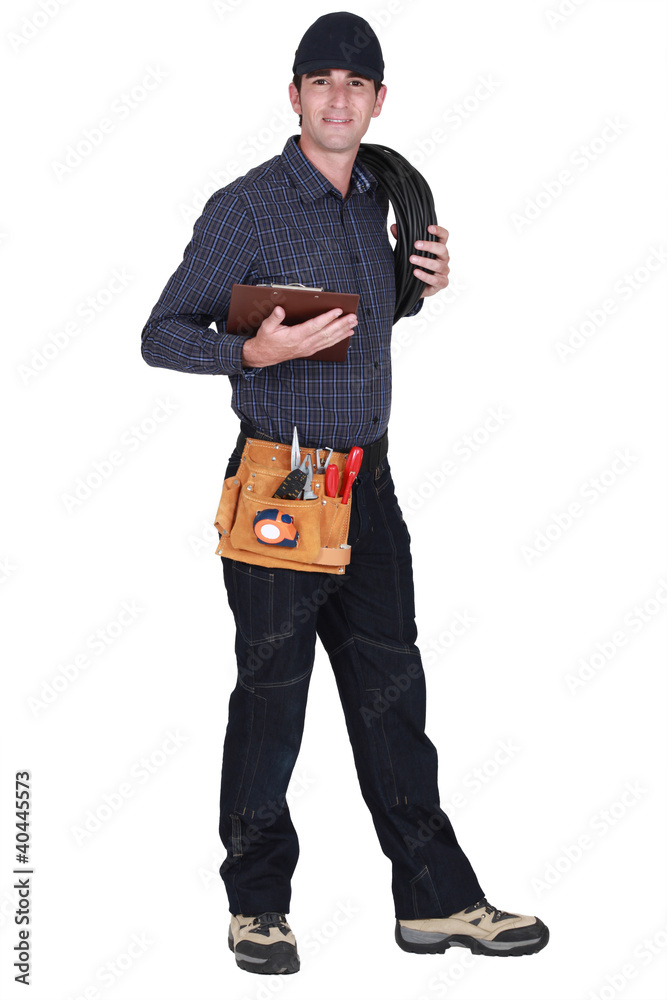 Electrician with portfolios Electrician with portfolios