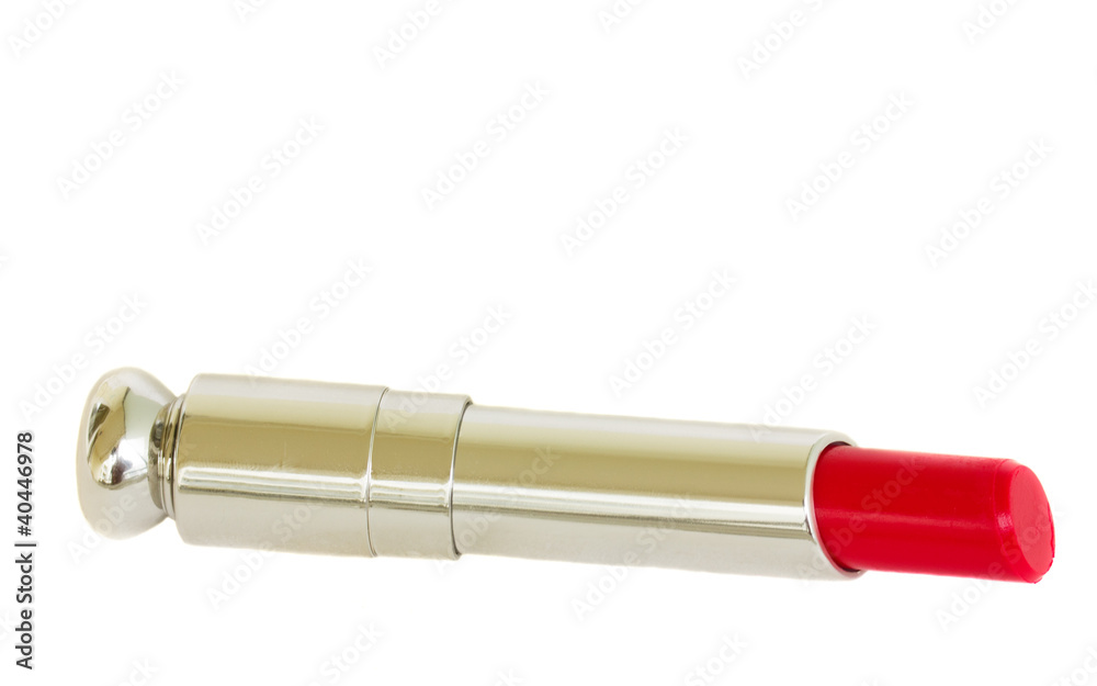 Red lipstick isolated on white background Red lipstick isolated on white background