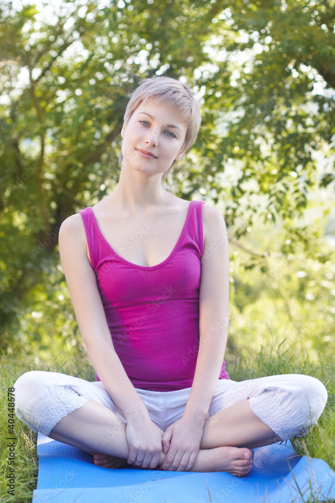 woman on green grass