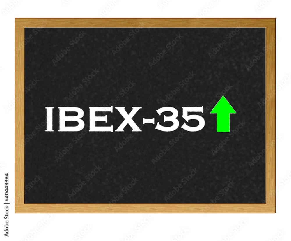 Obraz premium Ibex35 positive.