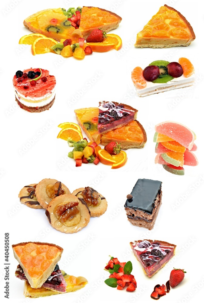 Mural con pasteles Mural con pasteles
