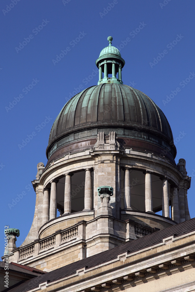 Kuppel des Oberlandesgerichts in Hamburg