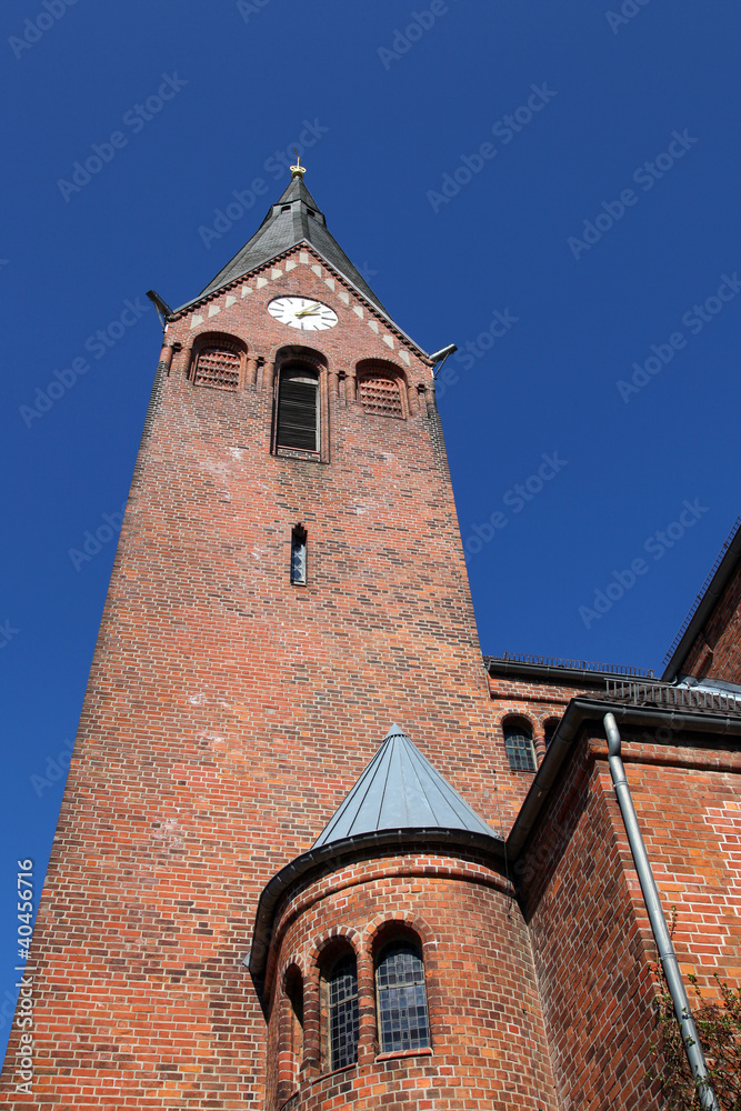 Fototapeta premium Pfarrkirche St. Heinrich, Kiel