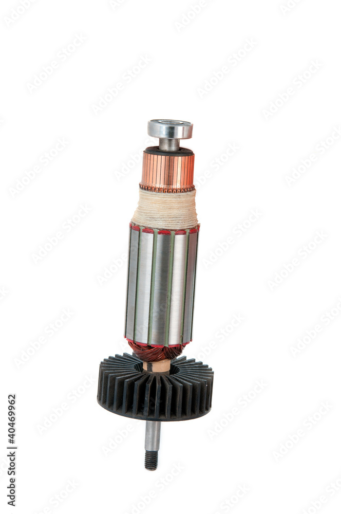 Copper Coils inside Electric Motor Copper Coils inside Electric Motor