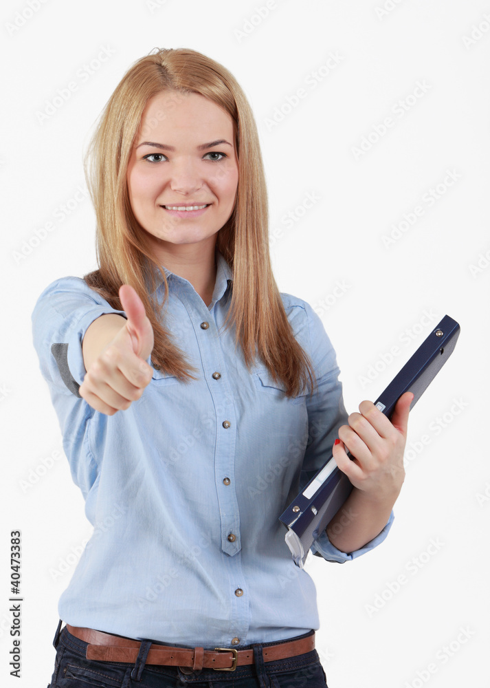 Young student girl Young student girl