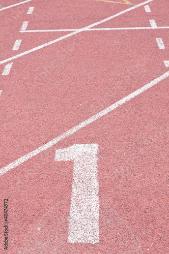 Running track numbers