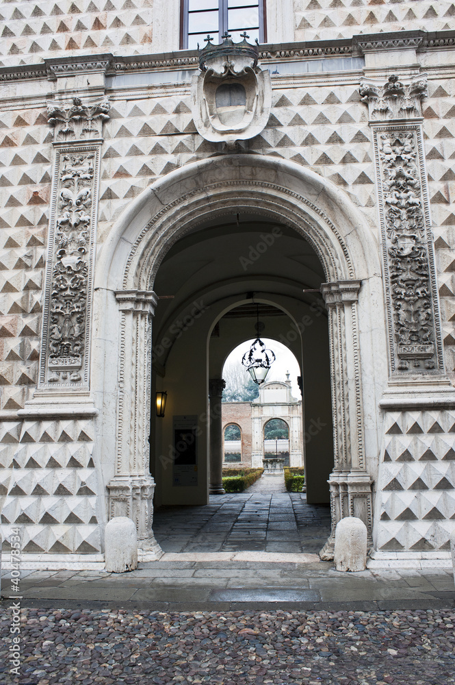 Palazzo dei Diamanti (Diamond Palace) in Ferrara, Italy