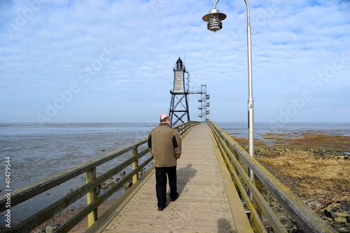 Landschaft am Nordsee-Deich photo