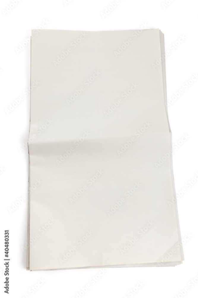 Blank Newspaper Blank Newspaper