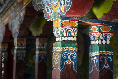 Monastery architecture detail photo