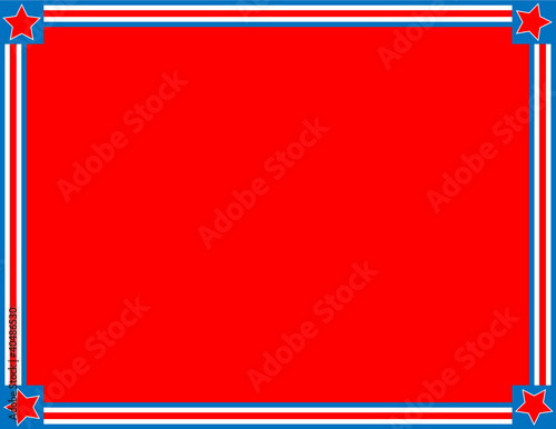 EPS8 Vector Red White Blue Star Striped Background