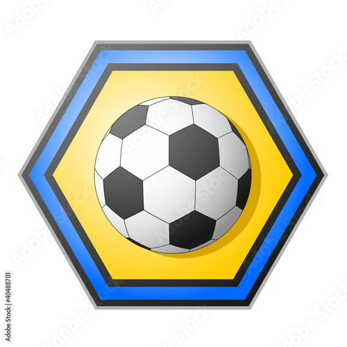 Emblema balón de fútbol