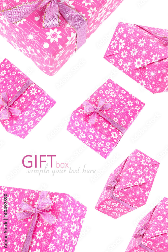 Pink gift box Pink gift box