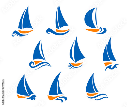 Yachting and regatta symbols