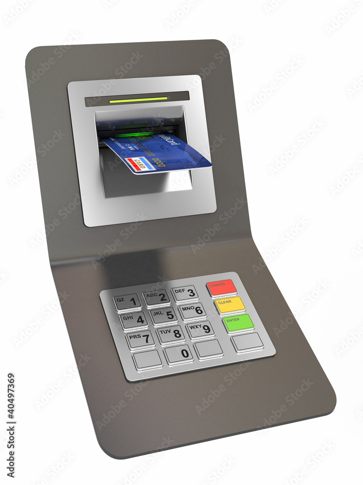 Money withdrawal. ATM and credit or debit card Money withdrawal. ATM and credit or debit card