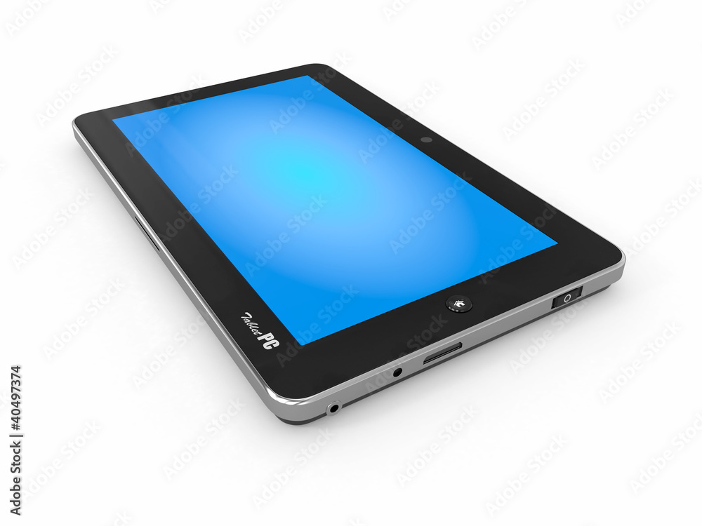 Tablet PC on white isolated background Tablet PC on white isolated background