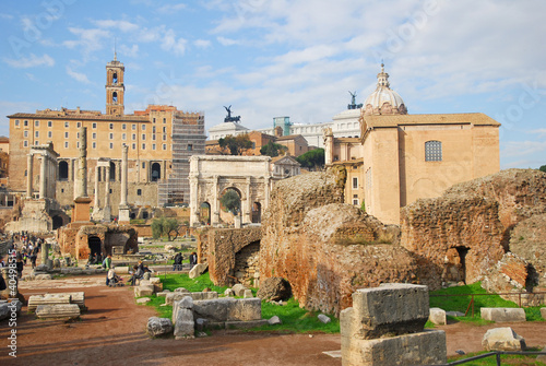 The Saturn Temple and the Septimius Severus
