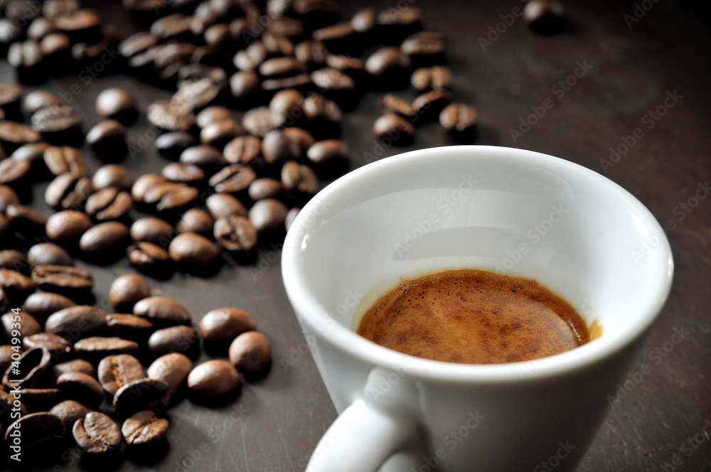 espresso coffee in espresso machine espresso coffee in espresso machine