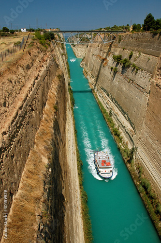 Картината върху платно Isthmus of Corinth , Greece