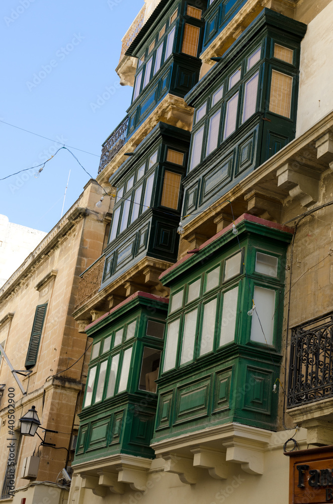 balcons à Malte