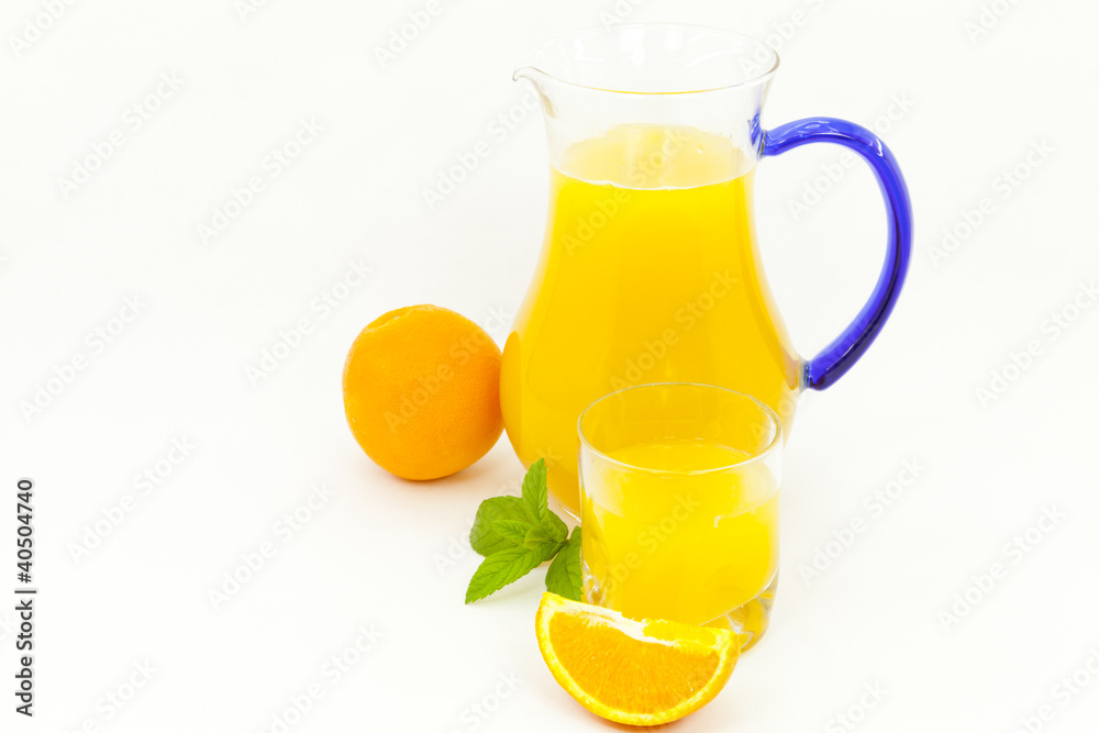 Fototapeta premium Fresh orange juice