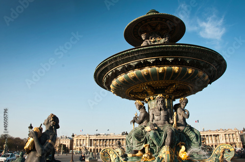 fontaine place de la concorde à Paris