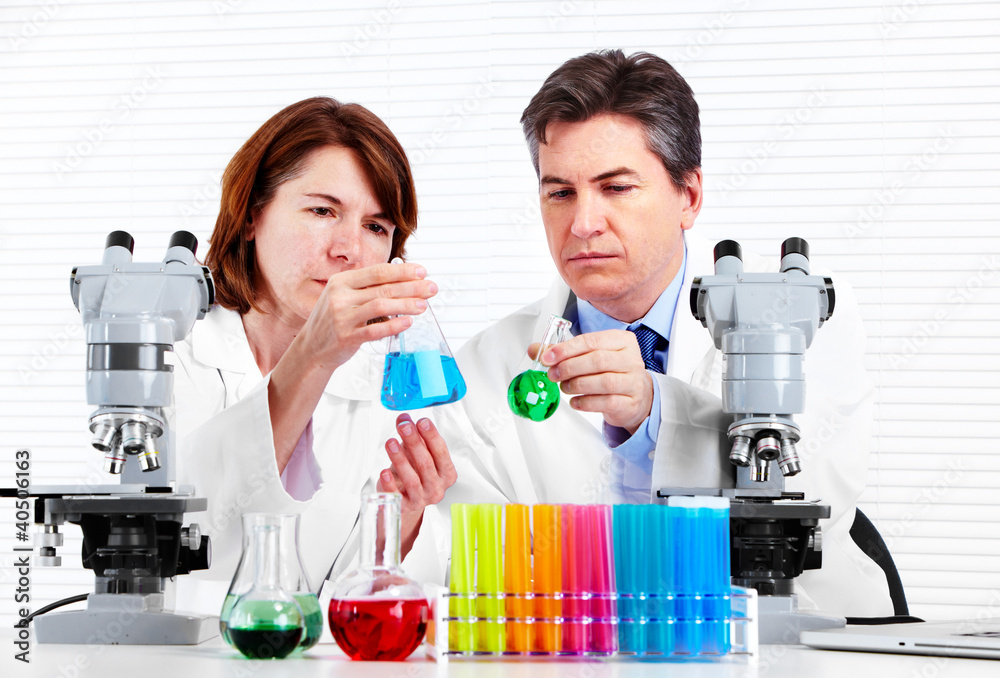 Scientific laboratory. Scientific laboratory.