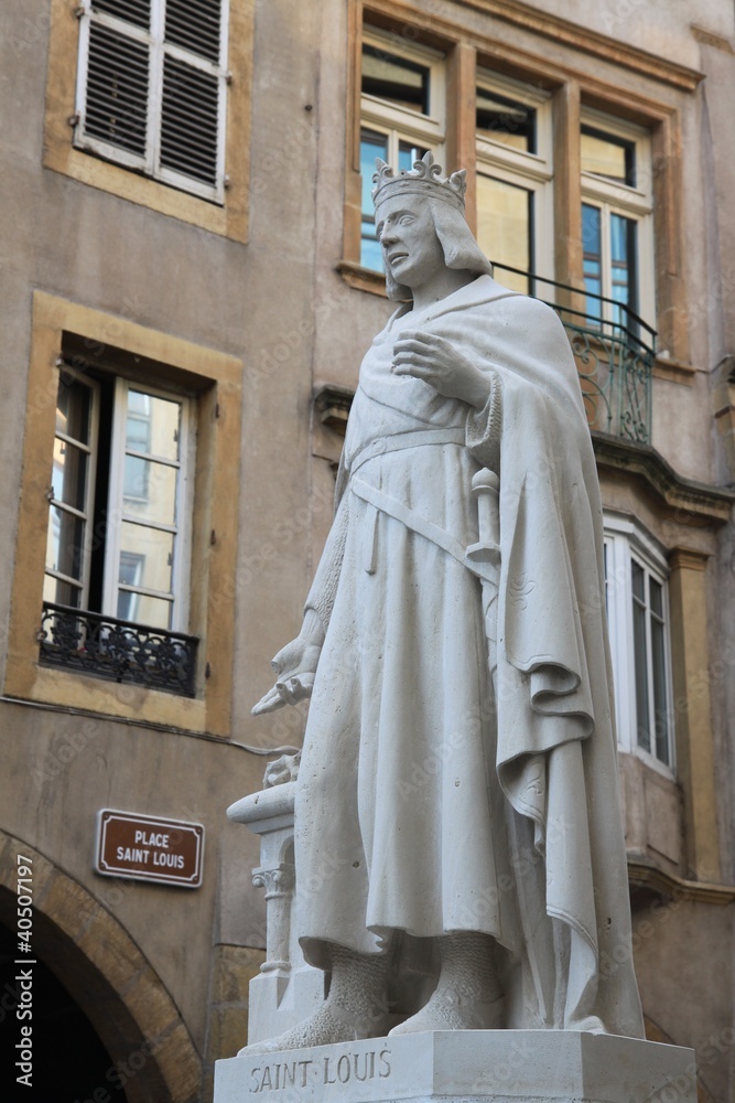 Metz - Place St Louis - Statue