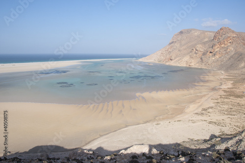 Deserted beach. Socotra island, Yemen