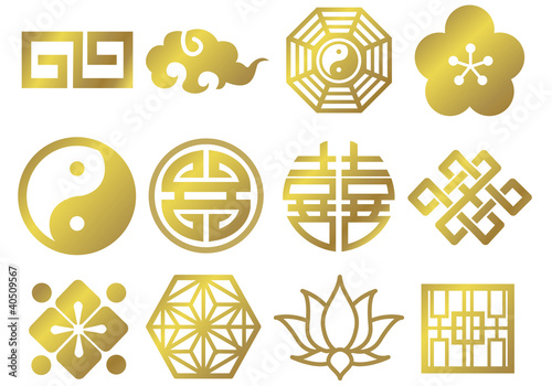 chinese mark icons