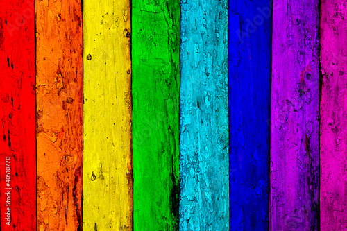 multicolored old wooden planks background