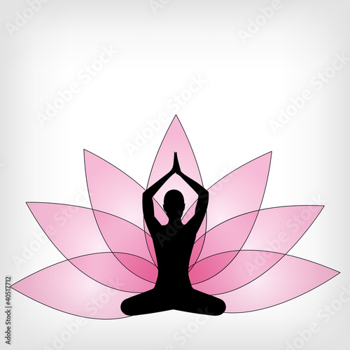 abstract yoga background