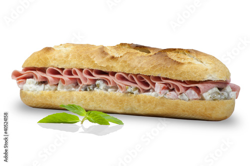 turkey baugette sandwich