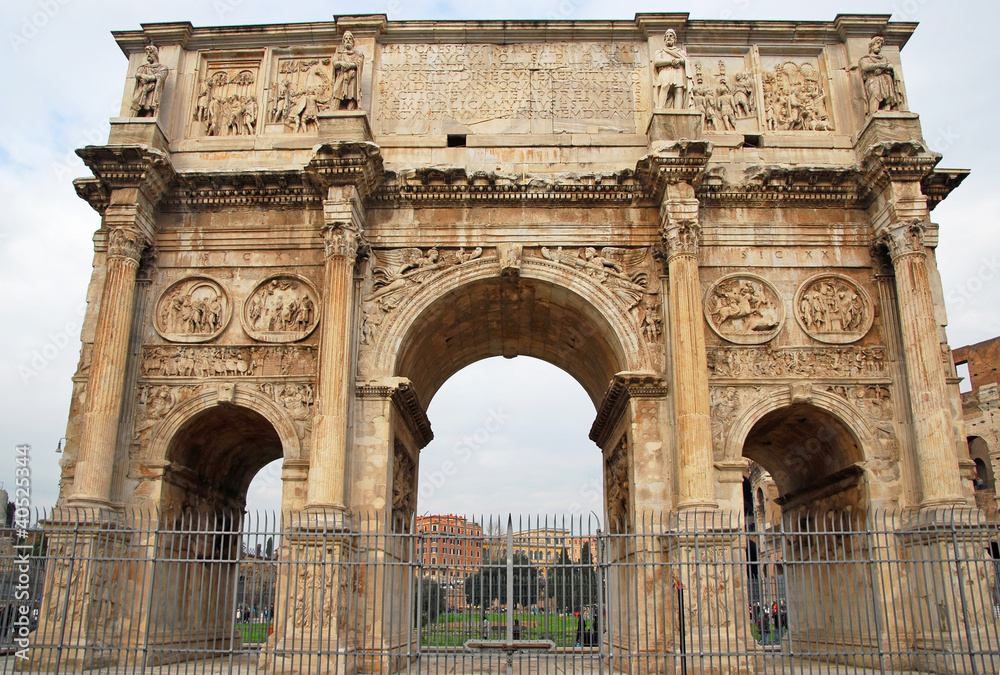 Rome, the Arch of Constantine