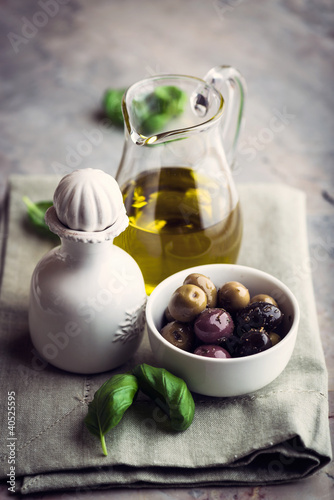 Marinated Olives and Olive Oil