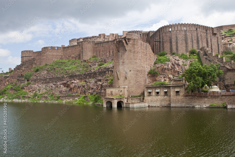 Meherangarh Fort in Jodhpur, Rajasthan, India