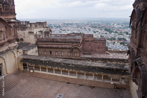 Meherangarh Fort in Jodhpur, Rajasthan, India photo