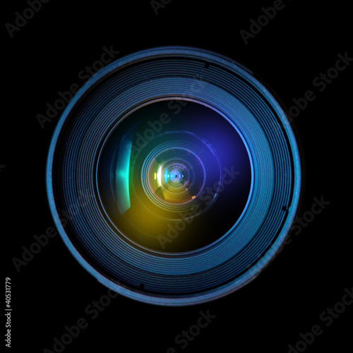 Wide DSLR lens photo