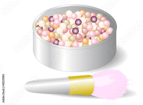 Close up view of Cosmetic