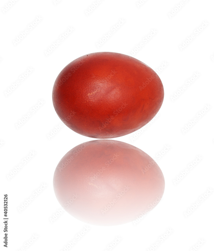 Easter egg on a white background Easter egg on a white background