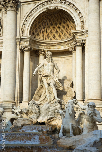Trevi Fountain, one of the most famous in the world