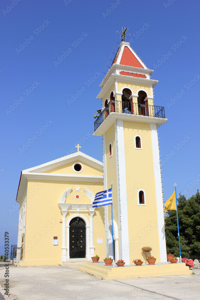 Church of Panagia Hrisopigi  on Bohali, Zakynthos island, Greece