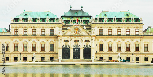 Facciata del Belvedere a Vienna © Eleonora Lamio
