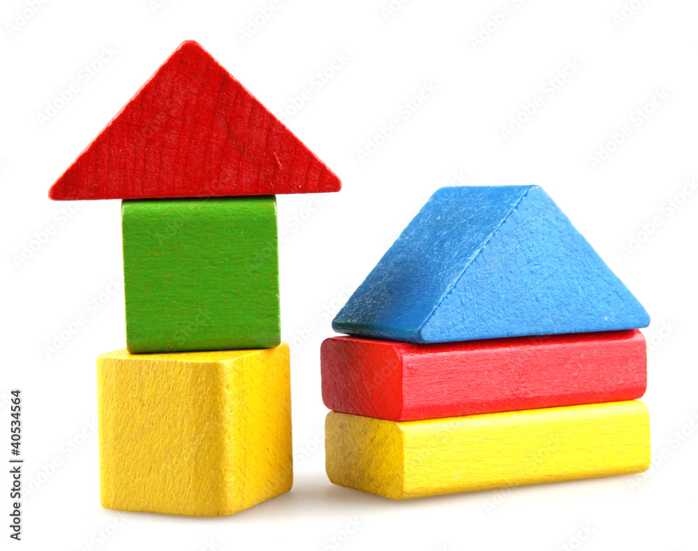 Wooden building blocks Wooden building blocks