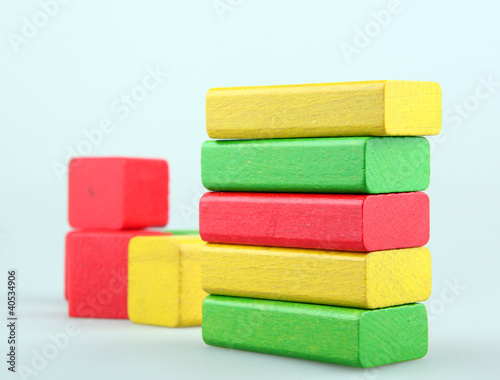 Wooden building blocks