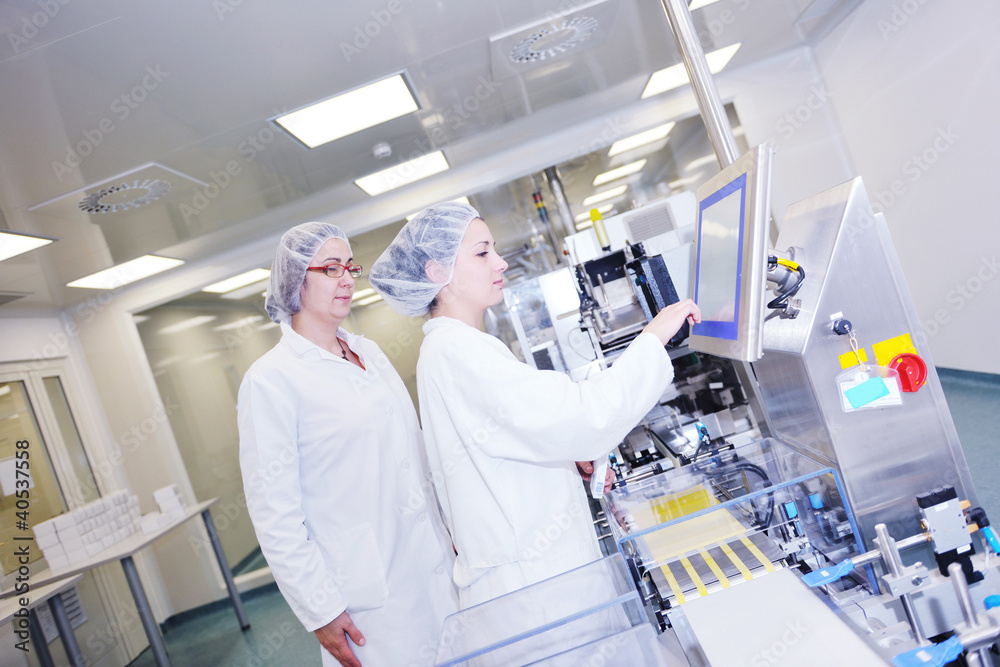 Obraz premium medical factory and production indoor